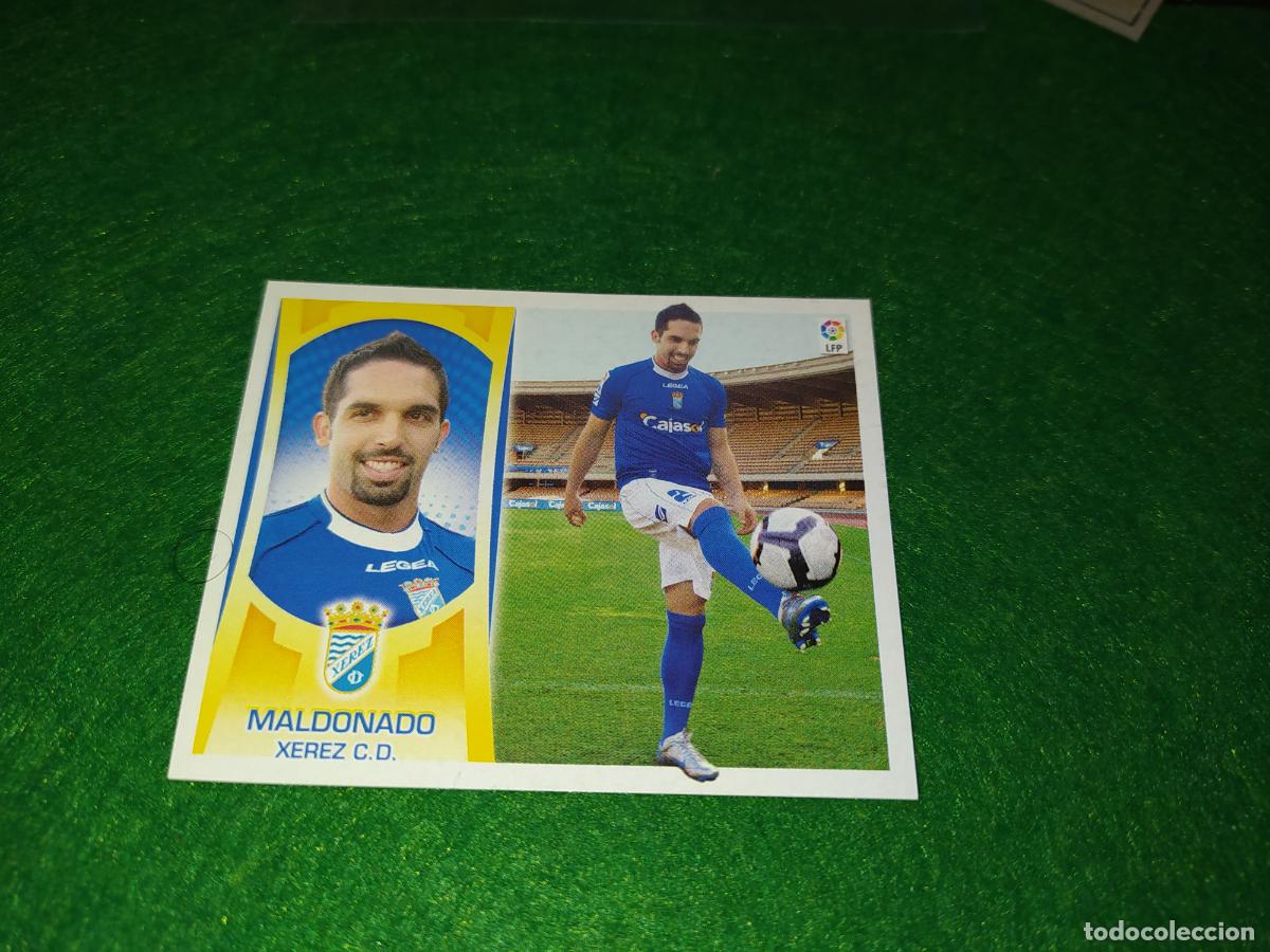 Football Stickers: maldonado xerez fichaje 50 liga este 2009 2010 09 10 nunca pegado