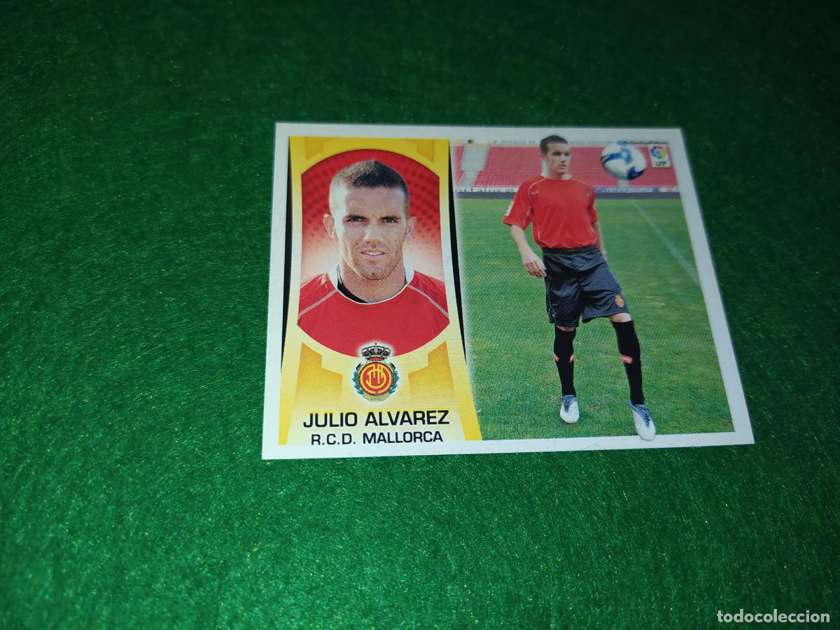 Football Stickers: julio alvarez mallorca fichaje 52 liga este 2009 2010 09 10 nunca pegado