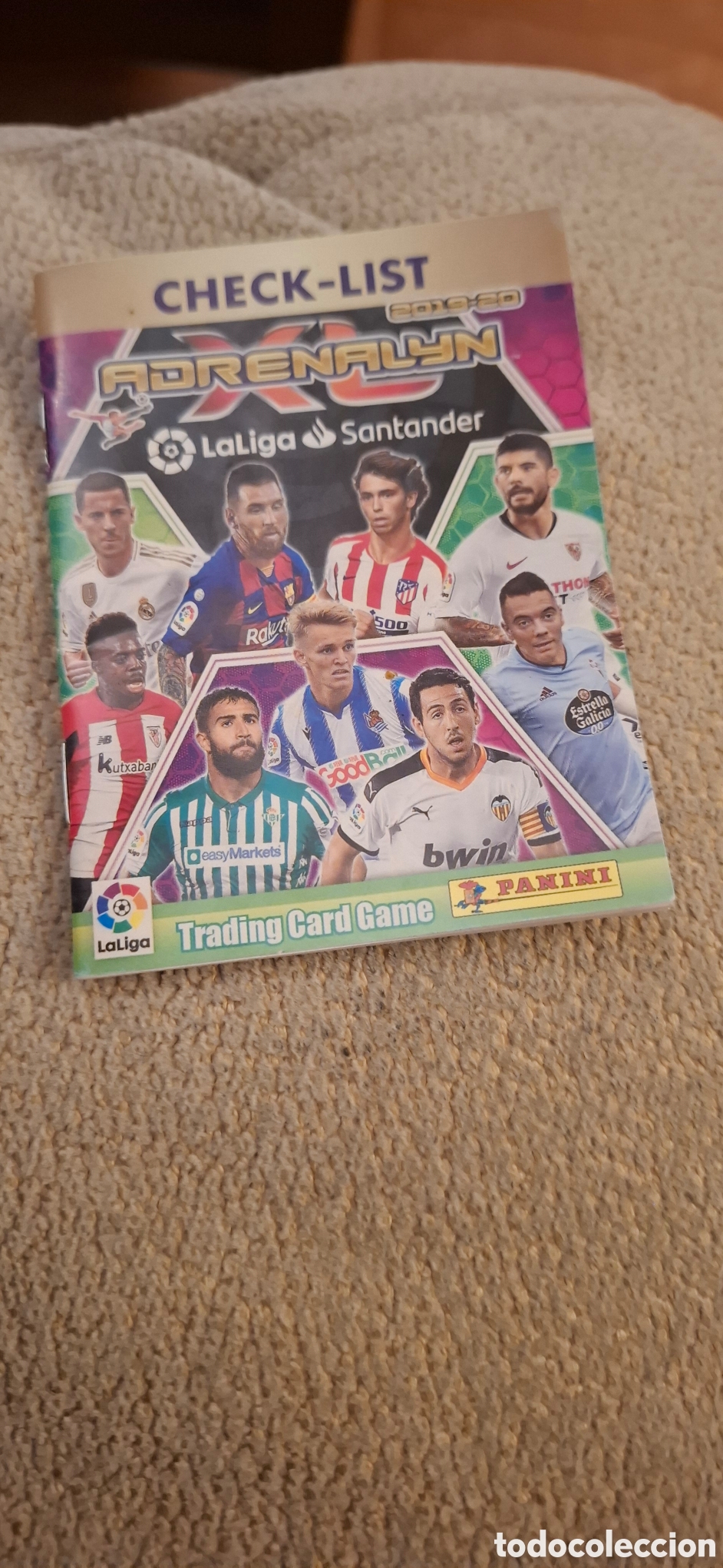 Cromos de F&uacute;tbol: LIBRITO DE CHECKLIST CHECK-LIST DE ADRENALYN XL 2019-2020/19-20 DE PANINI