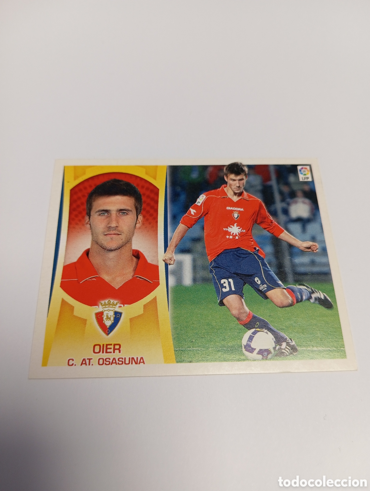 Fu&szlig;ball-Sticker: Oier 7 B Osasuna Liga Este 2009 2010 PANINI 09 10