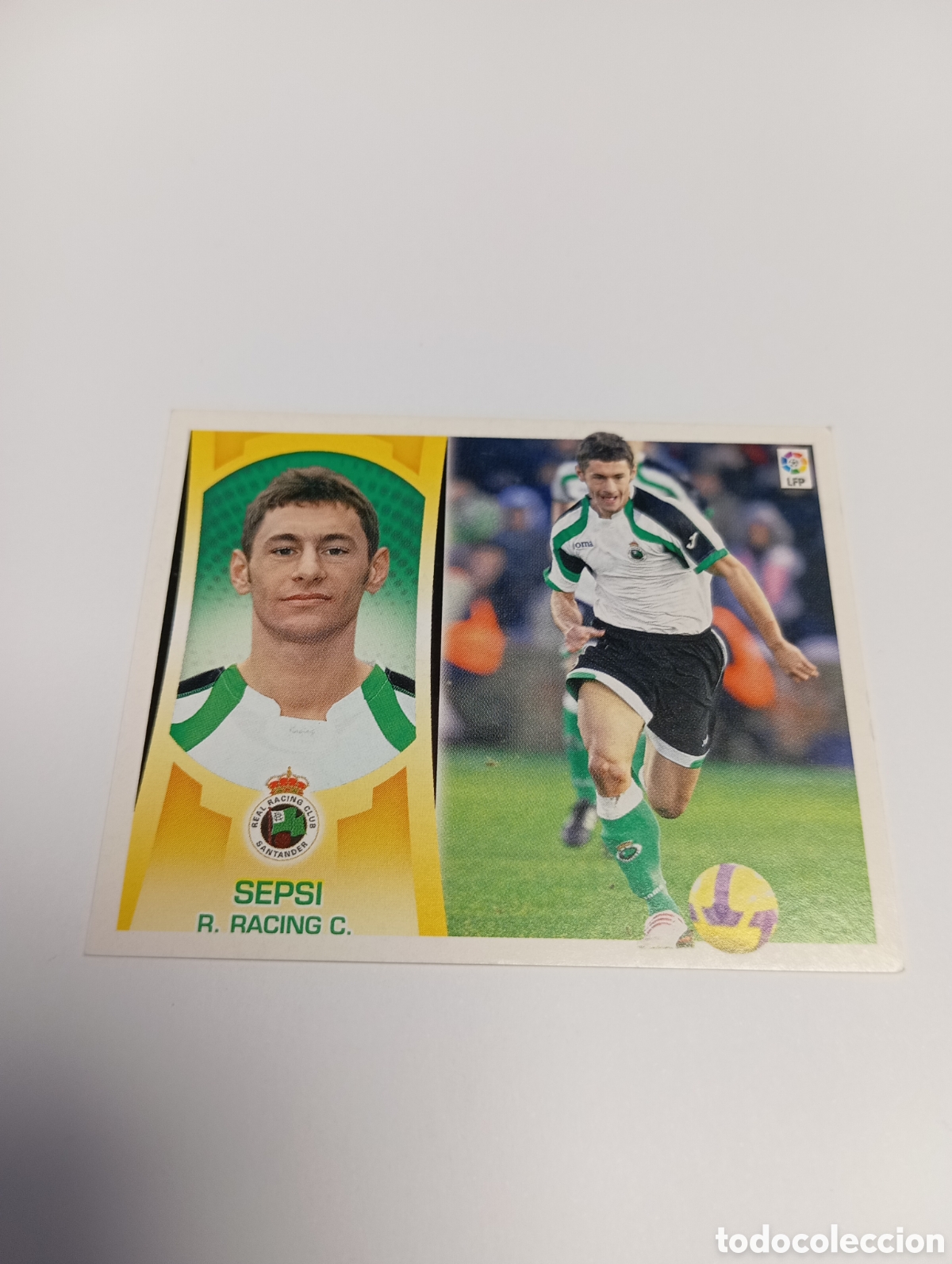 Fu&szlig;ball-Sticker: SEPSI 5 B COLOCA Racing Liga Este 2009 2010 PANINI 09 10