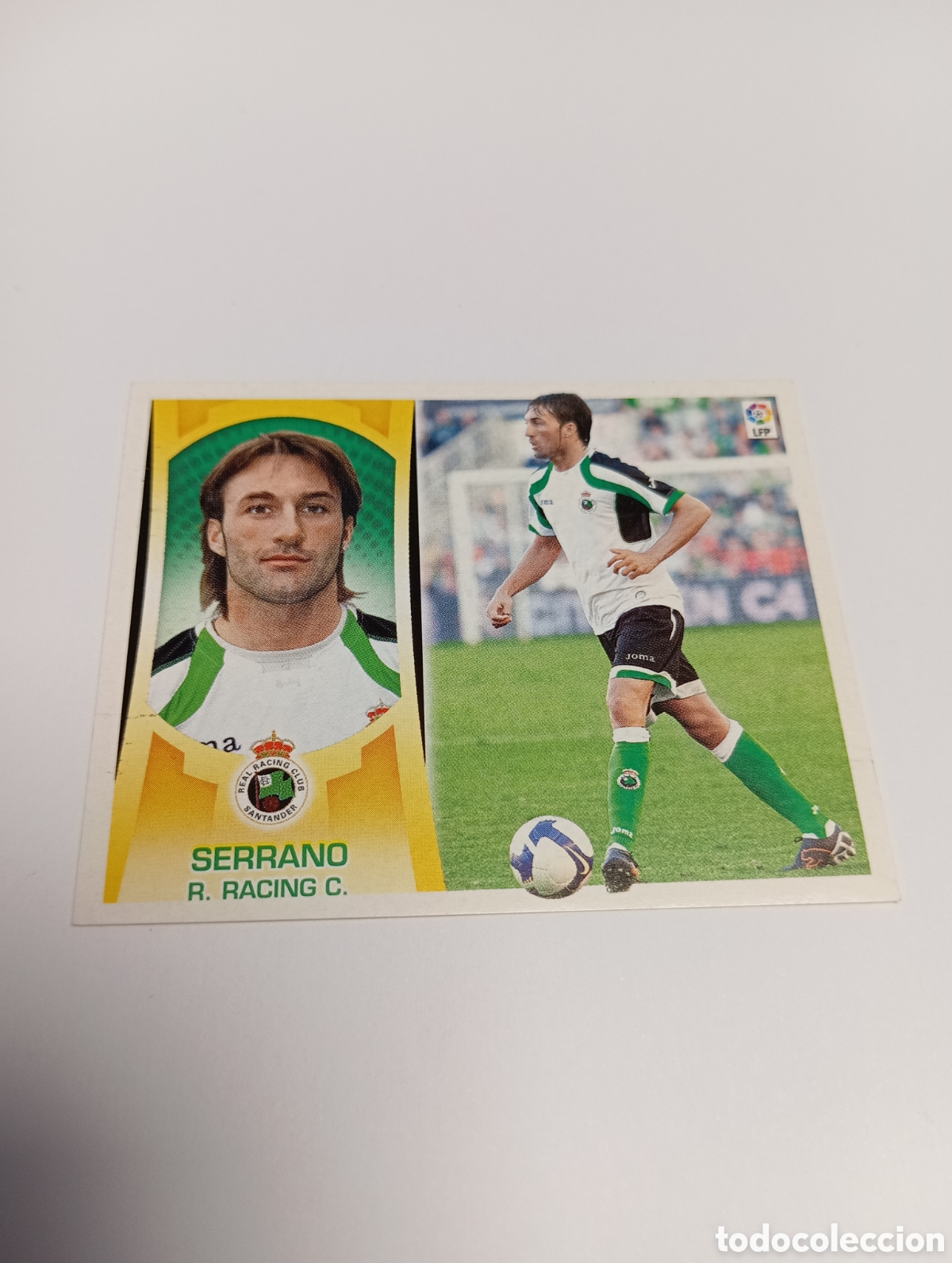 Fu&szlig;ball-Sticker: Serrano 12 Racing Liga Este 2009 2010 PANINI 09 10