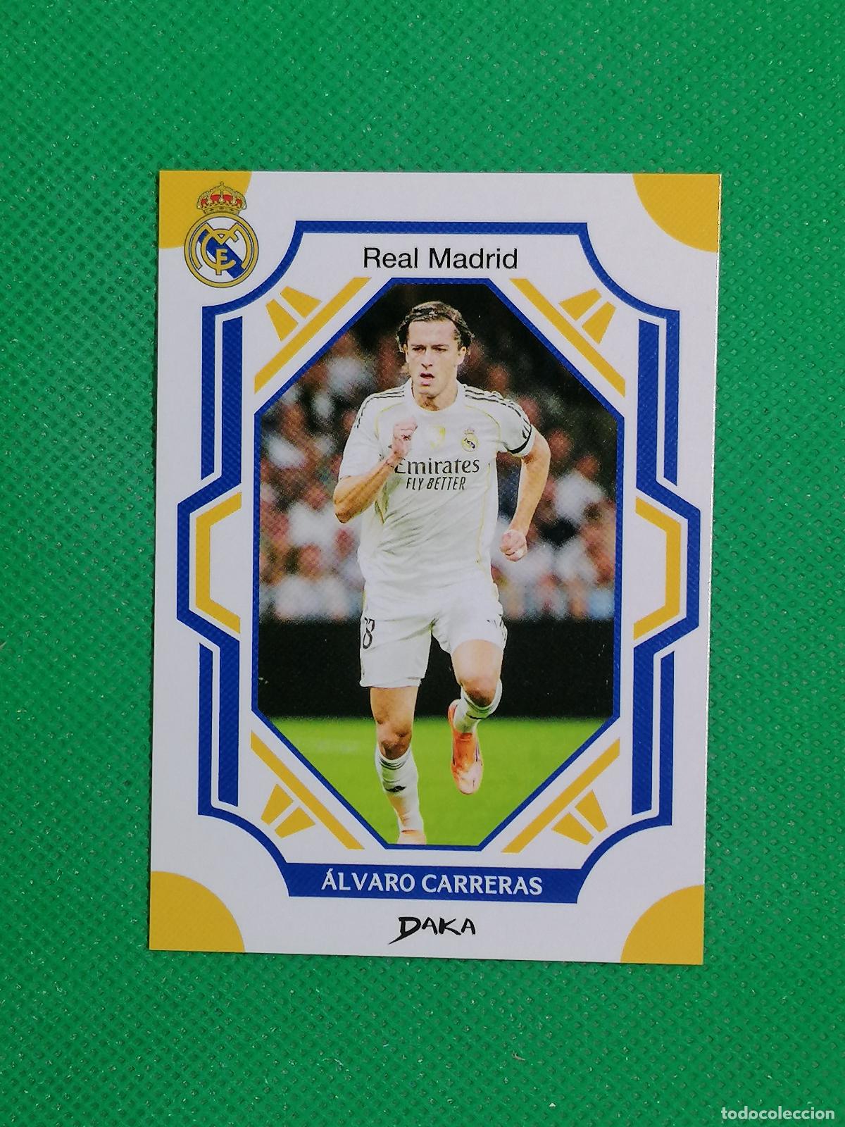 Fu&szlig;ball-Sticker: RM-15-B ALVARO CARRERAS ⚽ DAKA TOP AUDIENCE REAL MADRID 2025 2026 25 26 ⚽