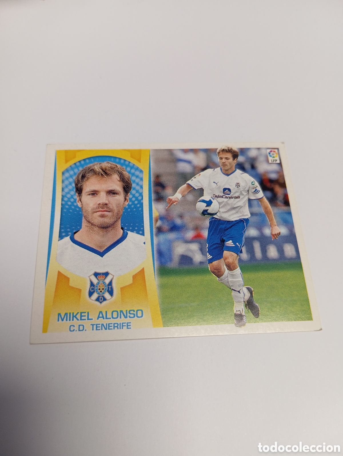 Fu&szlig;ball-Sticker: Mikel Alonso 10 A Tenerife Liga Este 2009 2010 PANINI 09 10