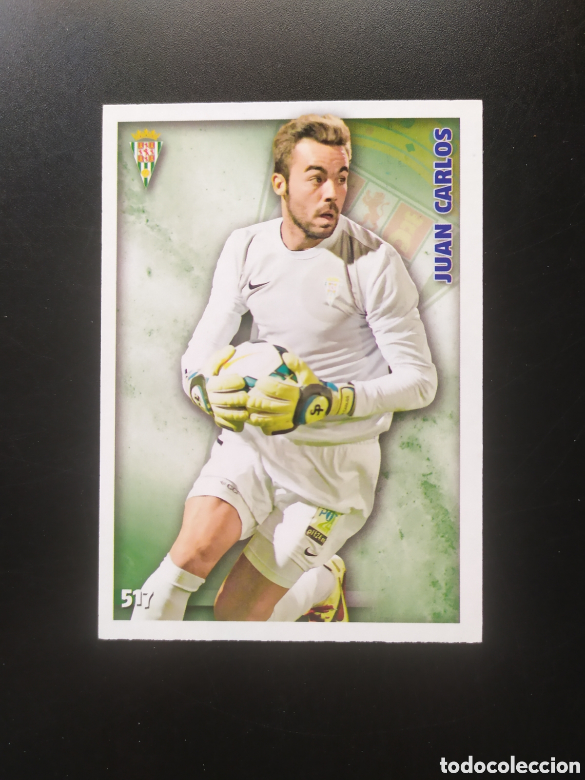 Cromos de Futebol: Mundicromo fichas Liga 2014 2015 14 15 Juan Carlos n&deg; 517 C&oacute;rdoba