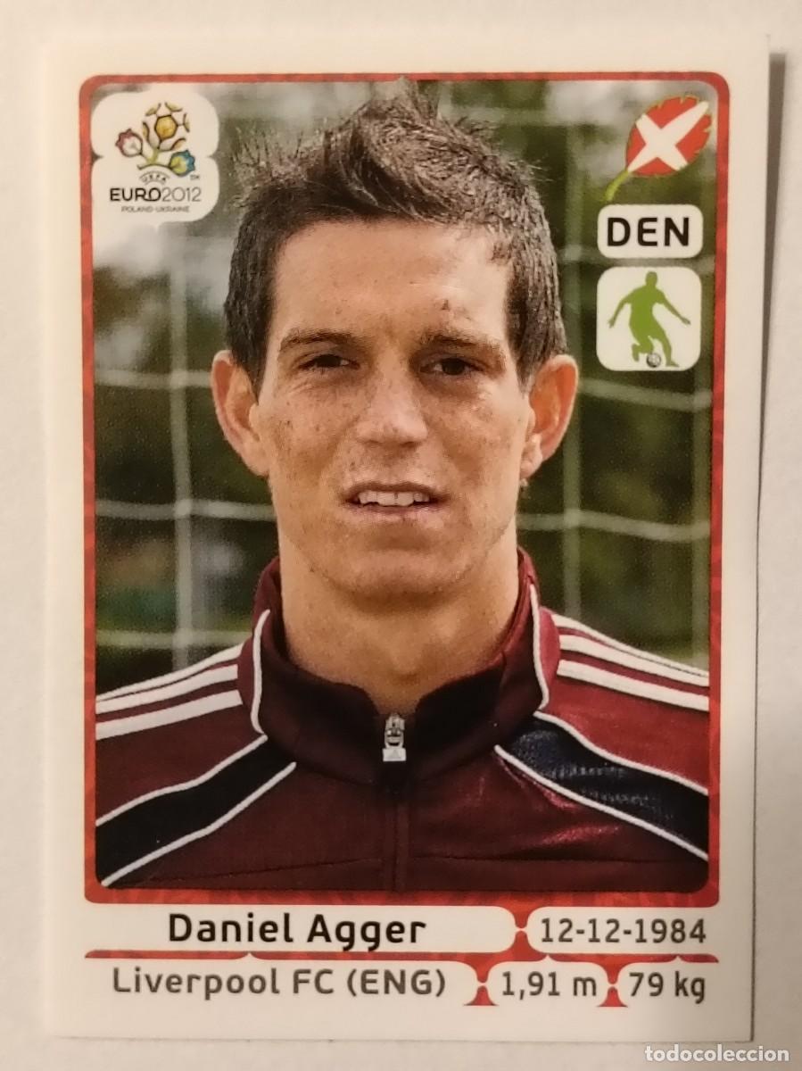 Fu&szlig;ball-Sticker: #202 DANIEL AGGER DINAMARCA EURO 2012 POLONIA-UCRANIA PANINI