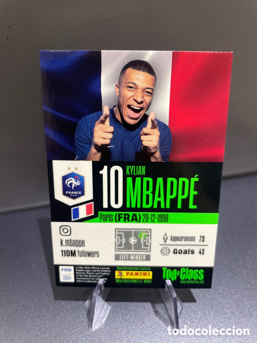 Cromos de f&uacute;tbol: Mbappe 211 Rainbow Master Panini Top Class 2024 Francia - Foto 2
