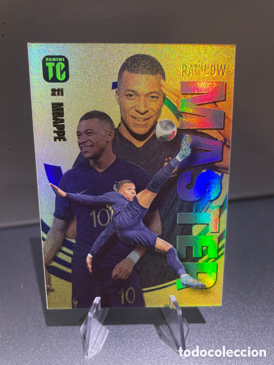 Cromos de f&uacute;tbol: Mbappe 211 Rainbow Master Panini Top Class 2024 Francia - Foto 1
