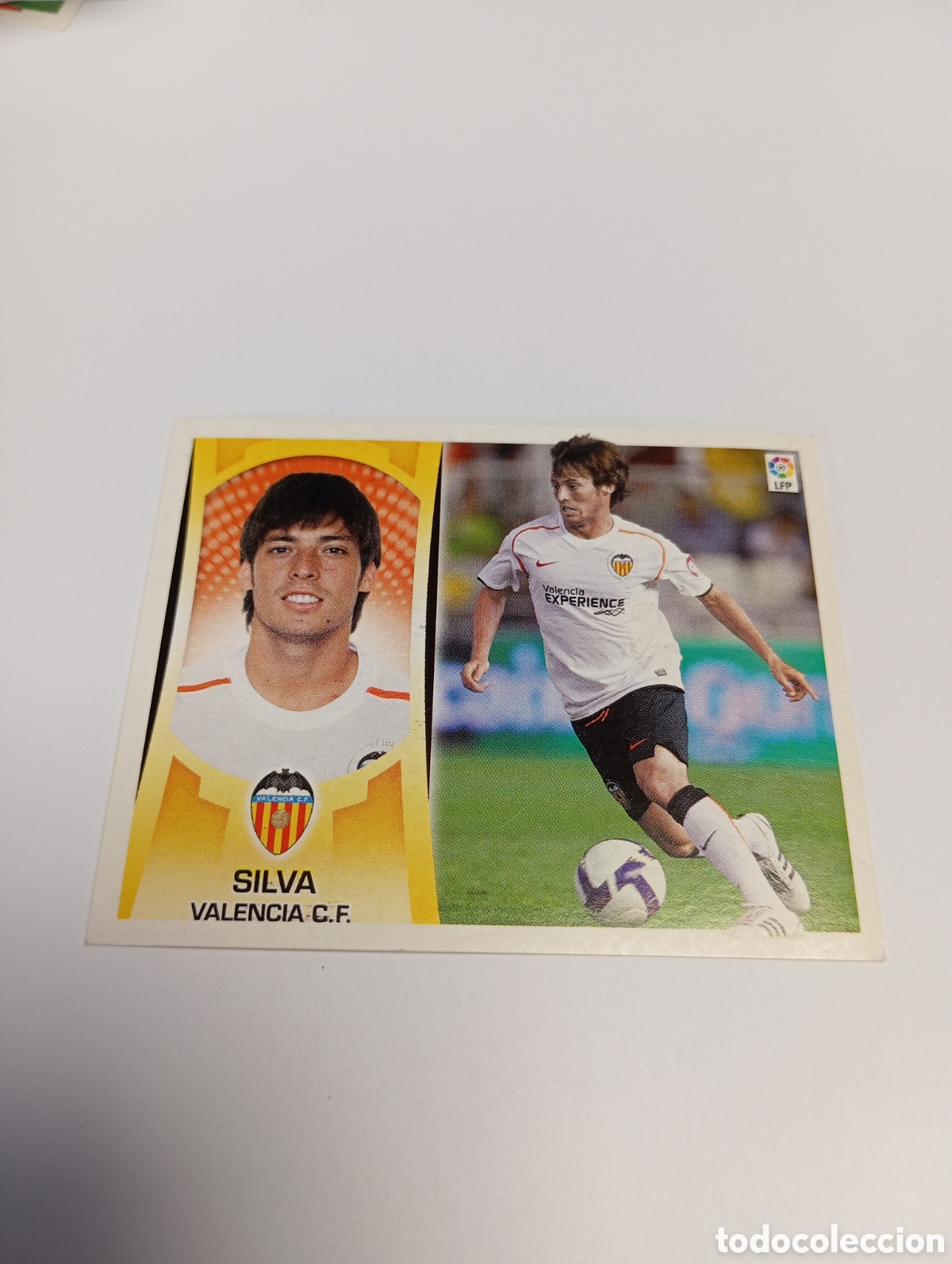 Fu&szlig;ball-Sticker: Silva 14 A Valencia Liga Este 2009 2010 PANINI 09 10