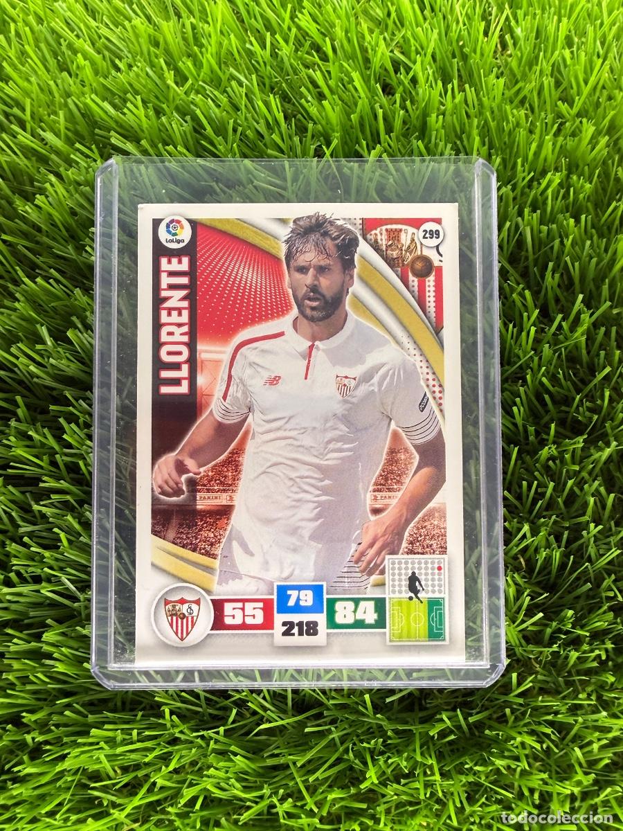 Figurine di Calcio: N&ordm; 299 Llorente Sevilla FC Adrenalyn XL 15 16