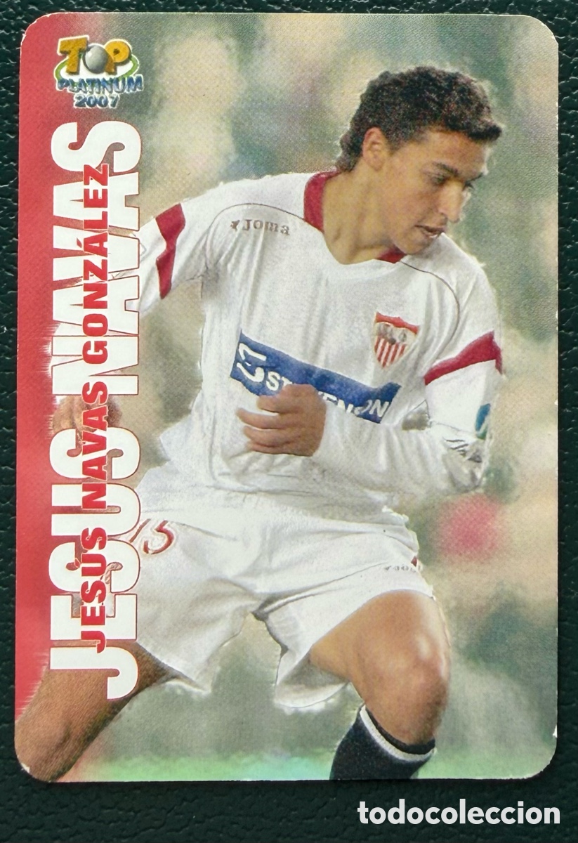 Football Stickers: 734 JESUS NAVAS SEVILLA FC MATE MUNDICROMO 2006 2007 06 07