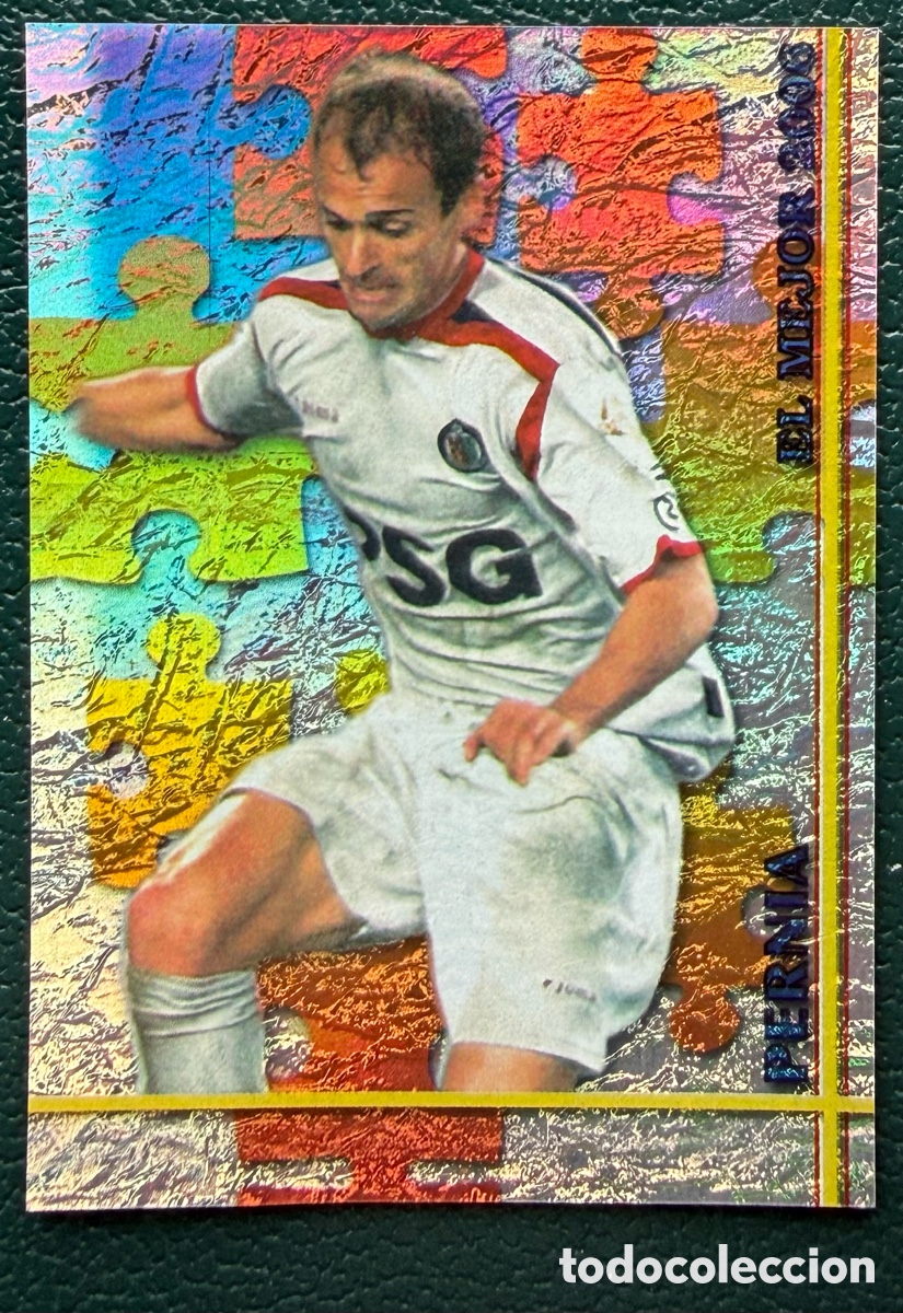 Figurine di Calcio: 243 PERNIA GETAFE CF EL MEJOR 2006 FICHAS MUNDICROMO 2006 2007 06 07