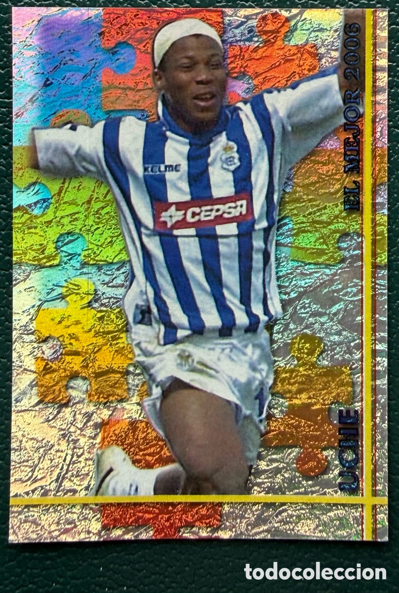 Cromos de Futebol: 486 UCHE RECREATIVO DE HUELVA EL MEJOR 2006 FICHAS MUNDICROMO 2006 2007 06 07