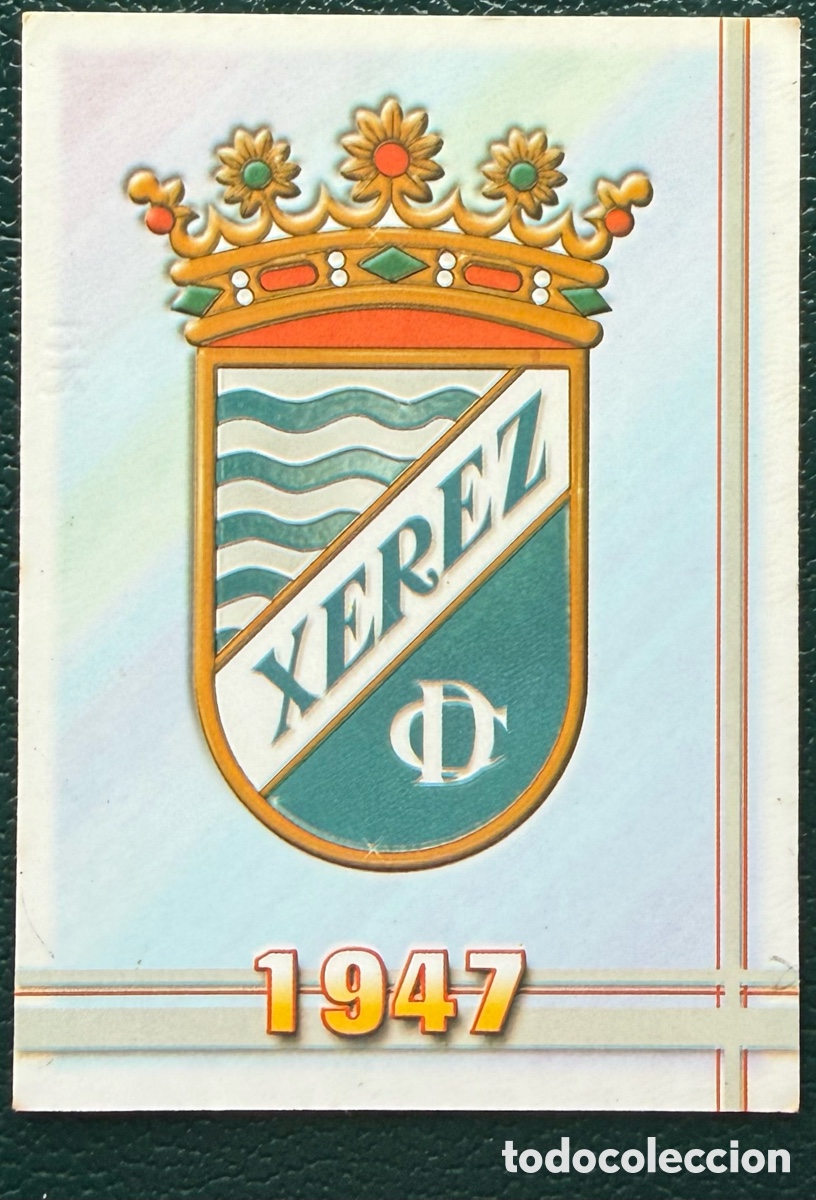 Cromos de Futebol: 556 ESCUDO XEREZ CD FICHAS ALBUM MUNDICROMO 2006 2007 06 07