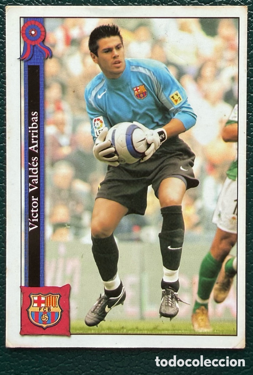 Football Stickers: 5 VICTOR VALDES FC BARCELONA FICHAS ALBUM MUNDICROMO 2005 2006 05 06