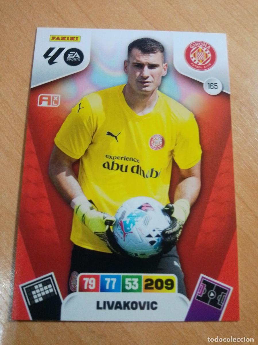 Cromos de F&uacute;tbol: 165 LIVAKOVIC PORTERO DEL GIRONA 25 26 ADRENALYN XL 2025 2026