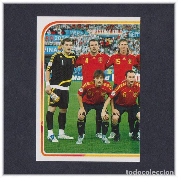 Cartes &agrave; collectionner de Football: EURO 2020 EUROCOPA 20 PANINI ALINEACI&Oacute;N CASILLAS INIESTA SILVA 2008 3 ESPA&Ntilde;A COLECCI&Oacute;N CARREFOUR