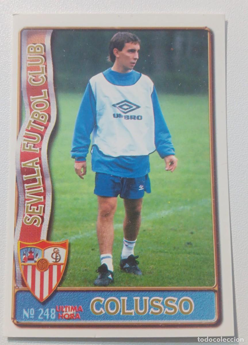 Cromos de Futebol: CROMO FUTBOL LIGA 1996 1997 96 97 NUMERO 248 SEVILLA MUNDICROMO MUNDI CROMO