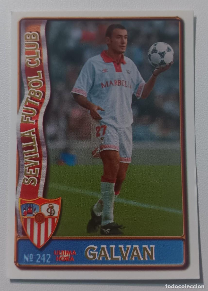 Figurine di Calcio: CROMO FUTBOL LIGA 1996 1997 96 97 NUMERO 242 SEVILLA MUNDICROMO MUNDI CROMO
