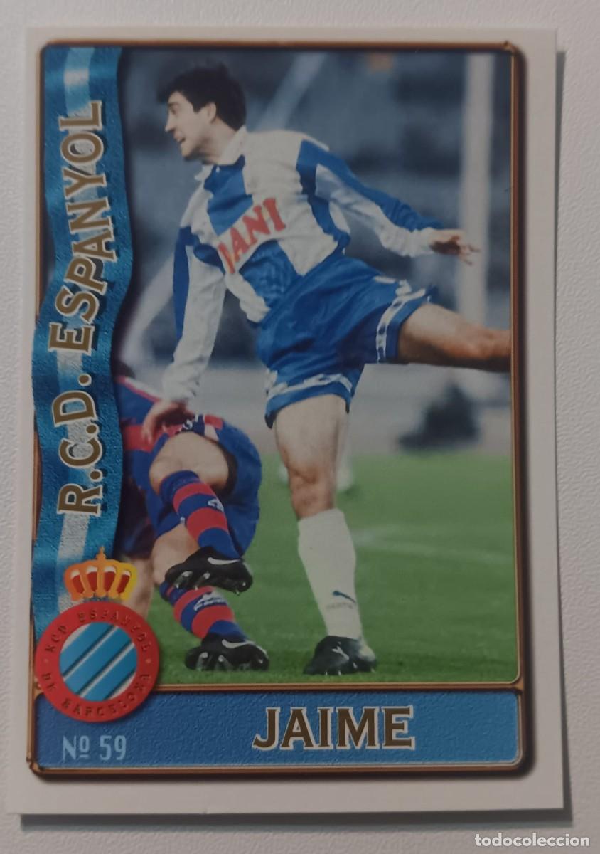 Fu&szlig;ball-Sticker: CROMO FUTBOL LIGA 1996 1997 96 97 NUMERO 59 ESPANYOL ESPA&Ntilde;OL MUNDICROMO MUNDI CROMO