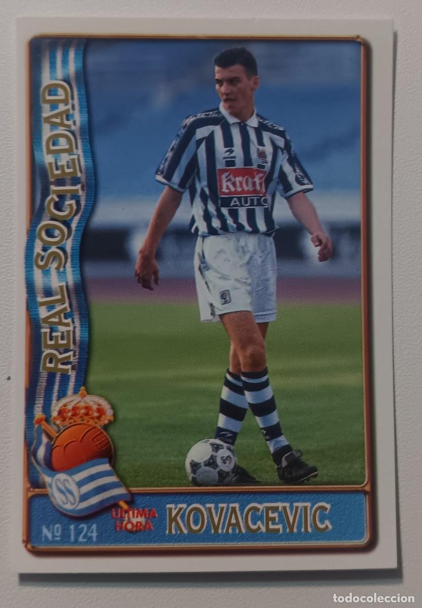 Cromos de F&uacute;tbol: CROMO FUTBOL LIGA 1996 1997 96 97 NUMERO 124 REAL SOCIEDAD MUNDICROMO MUNDI CROMO