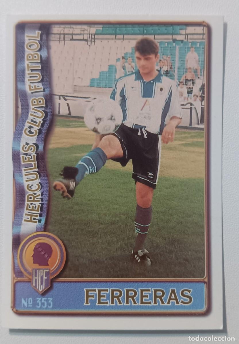 Cromos de Futebol: CROMO FUTBOL LIGA 1996 1997 96 97 NUMERO 353 HERCULES MUNDICROMO MUNDI CROMO