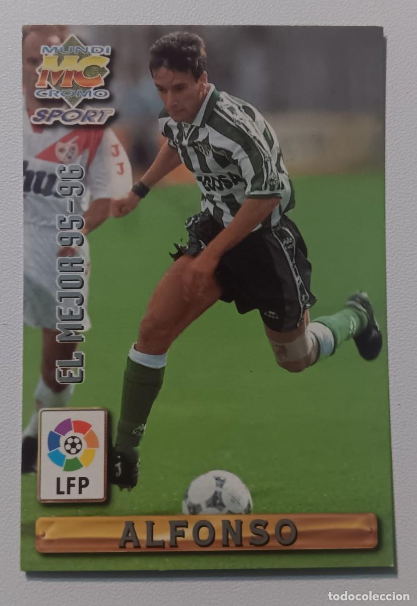 Cartes &agrave; collectionner de Football: CROMO FUTBOL LIGA 1996 1997 96 97 FICHA ALFONSO BETIS MUNDICROMO MUNDI CROMO