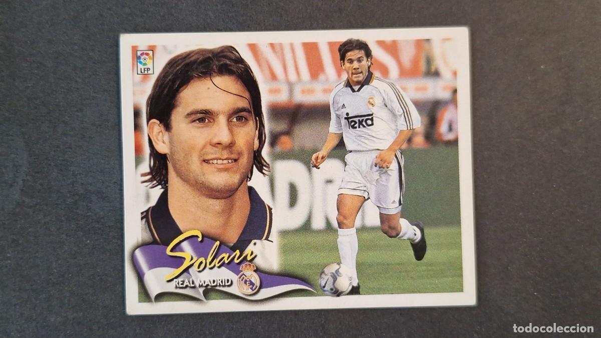 Cromos de Futebol: SOLARI REAL MADRID LIGA ESTE 2000 2001 00 01 NUNCA PEGADO SIN PEGAR