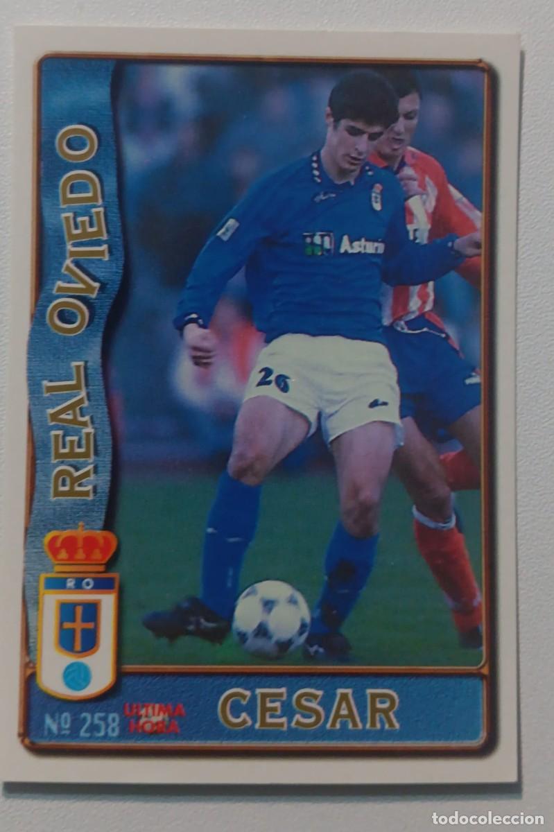 Figurine di Calcio: CROMO FUTBOL LIGA 1996 1997 96 97 NUMERO 258 OVIEDO MUNDICROMO MUNDI CROMO