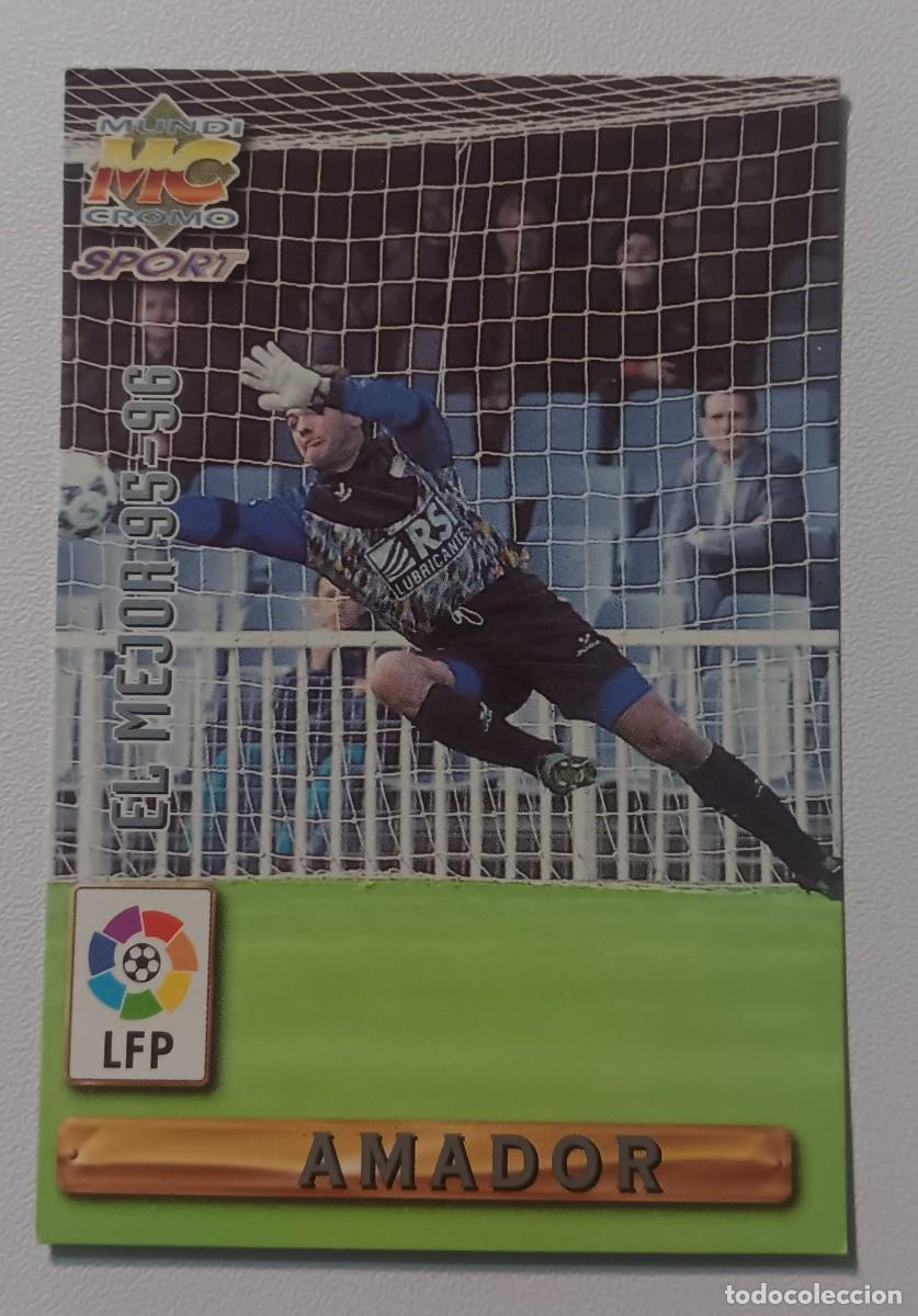 Cromos de Futebol: CROMO FUTBOL LIGA 1996 1997 96 97 FICHA AMADOR EXTREMADURA MUNDICROMO MUNDI CROMO