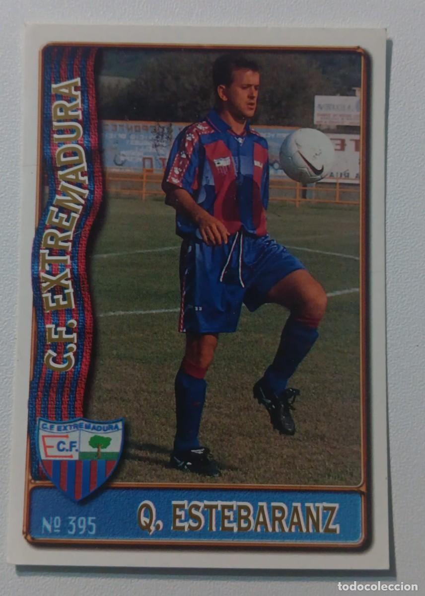 Cromos de Futebol: CROMO FUTBOL LIGA 1996 1997 96 97 NUMERO 395 EXTREMADURA MUNDICROMO MUNDI CROMO