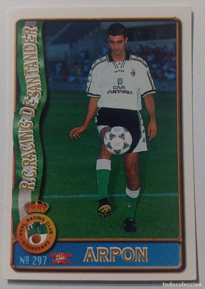 Figurine di Calcio: CROMO FUTBOL LIGA 1996 1997 96 97 NUMERO 297 RACING MUNDICROMO MUNDI CROMO