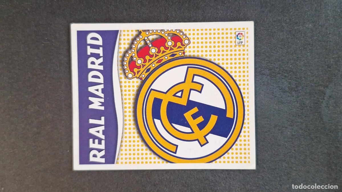 Figurine di Calcio: ESCUDO REAL MADRID LIGA ESTE 2006 2007 06 07 NUNCA PEGADO SIN PEGAR