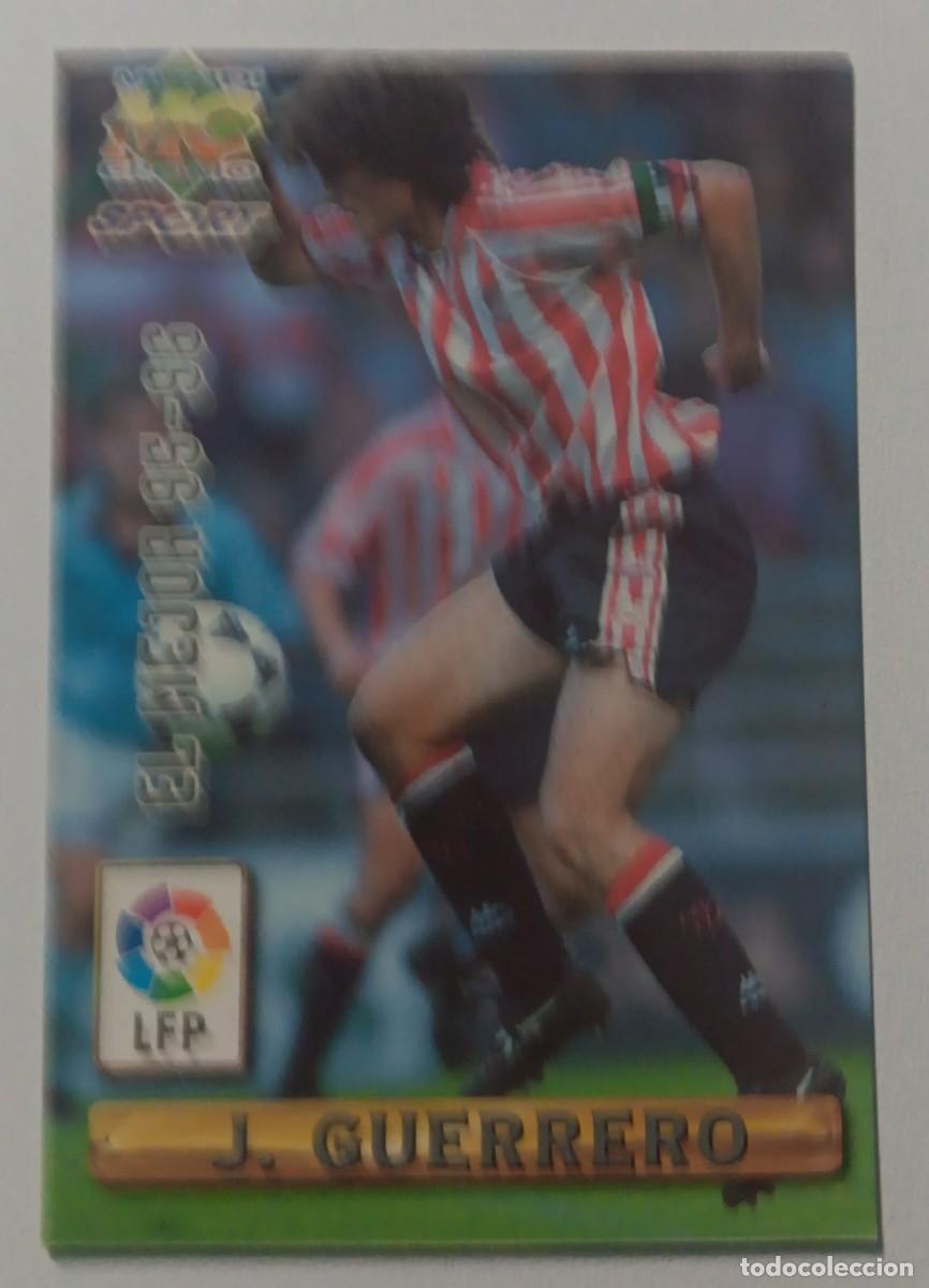 Cromos de f&uacute;tbol: CROMO FUTBOL LIGA 1996 1997 96 96 FICHA JULEN GUERRERO ATHLETIC CLUB BILBAO MUNDICROMO MUNDI CROMO