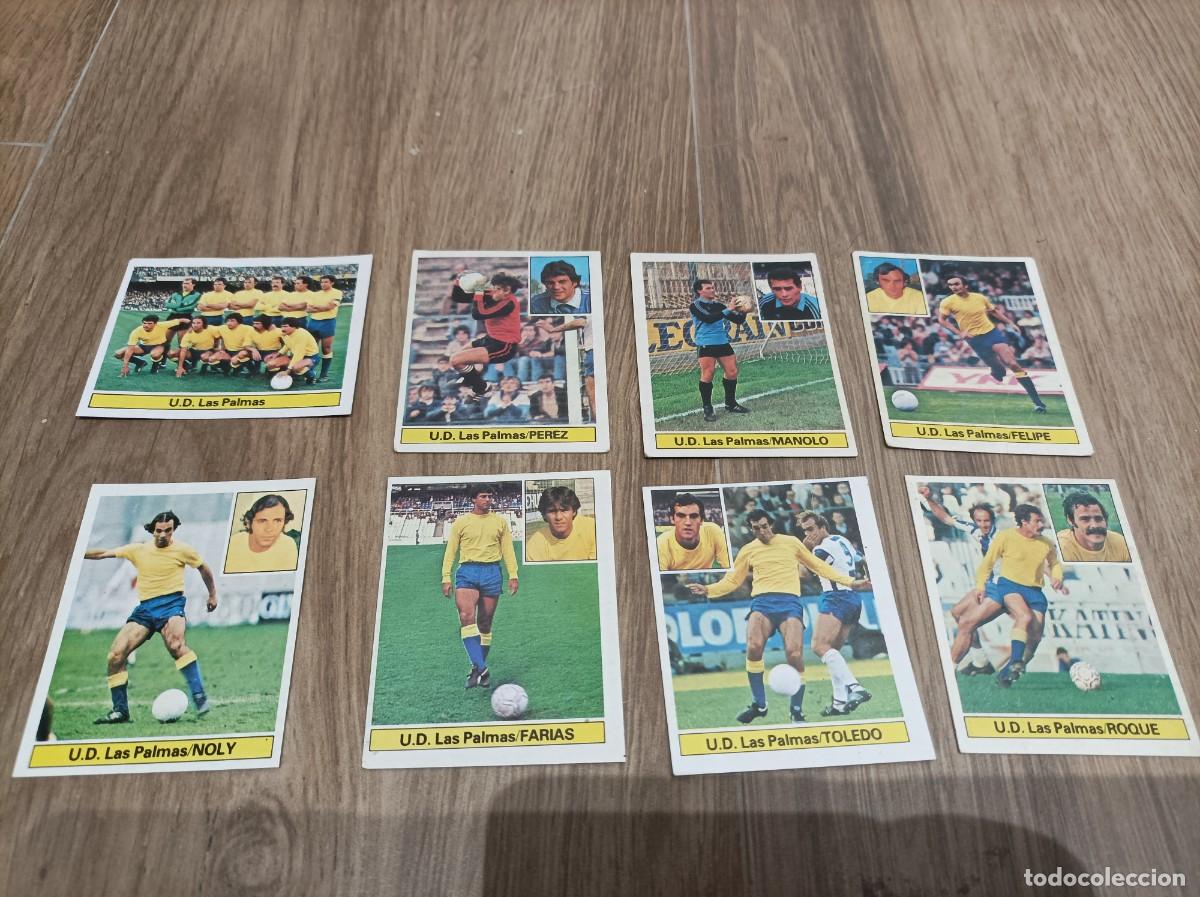 Fu&szlig;ball-Sticker: ESTE 1981 1982 81 82 LOTE 15 CROMOS LAS PALMAS - DESPEGADOS