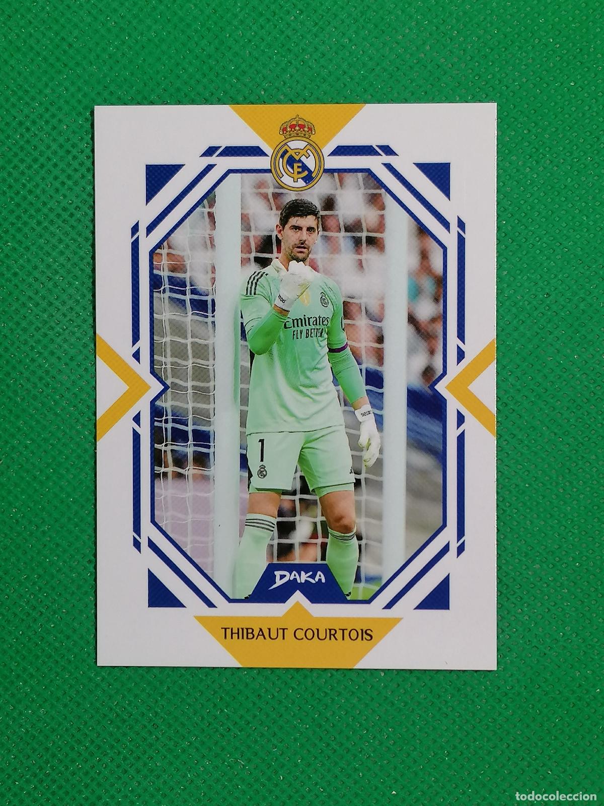 Cromos de F&uacute;tbol: RM-22-A THIBAUT COURTOIS ⚽ DAKA TOP AUDIENCE REAL MADRID 2025 2026 25 26 ⚽