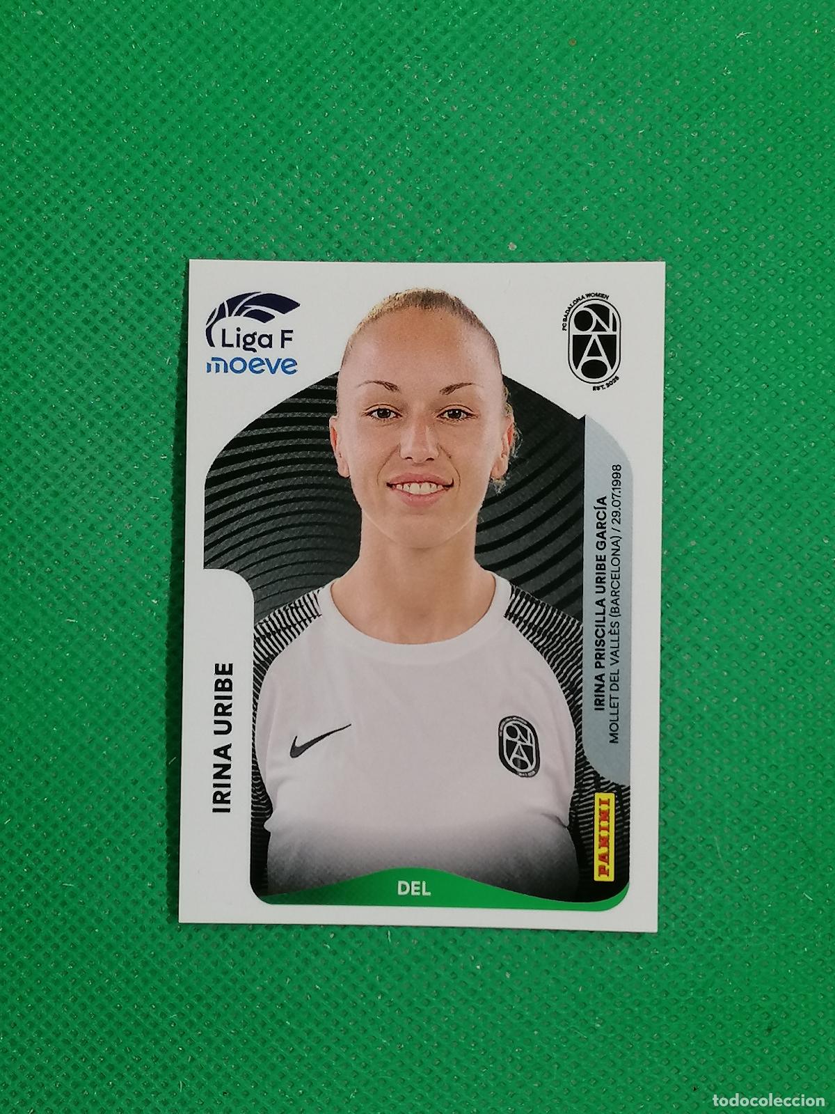 Cromos de f&uacute;tbol: 79 A 79A IRINA URIBE BADALONA ⚽ PANINI LIGA FEMENINA F MOEVE 25 26 2025 2026 ⚽
