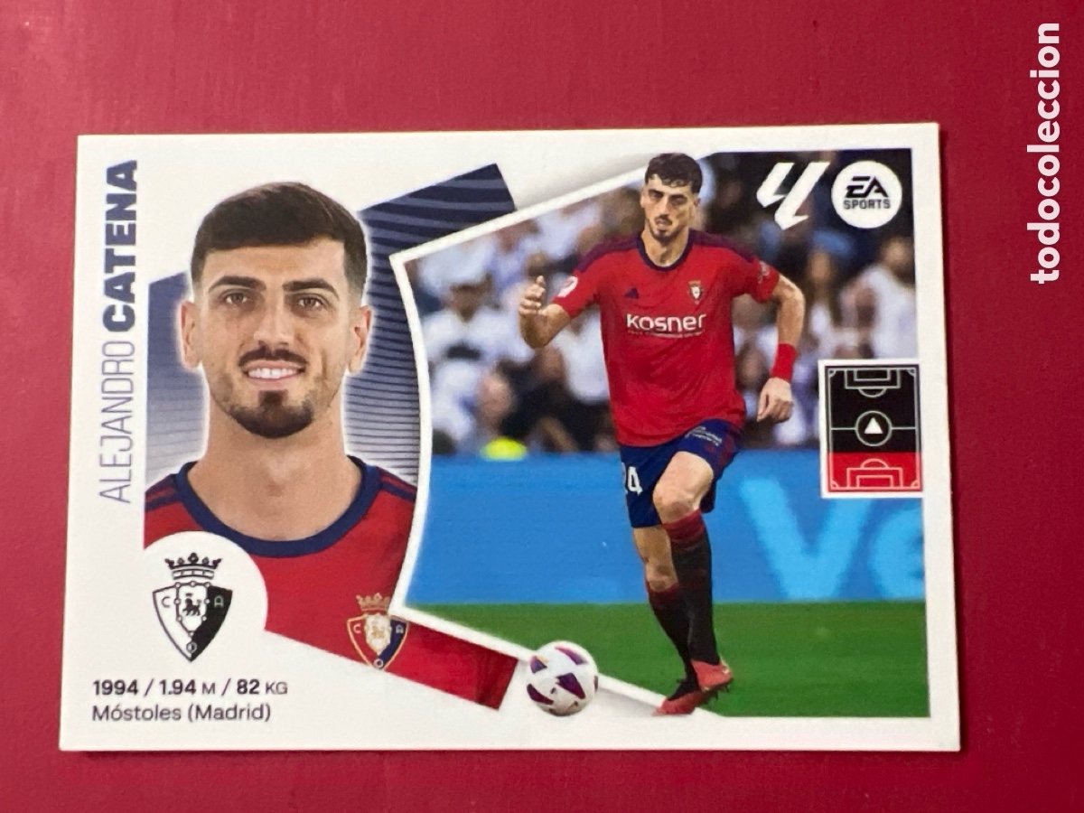 Cromos de f&uacute;tbol: C1216. 7 Catena Osasuna Liga Este 2024-25 2025 Panini