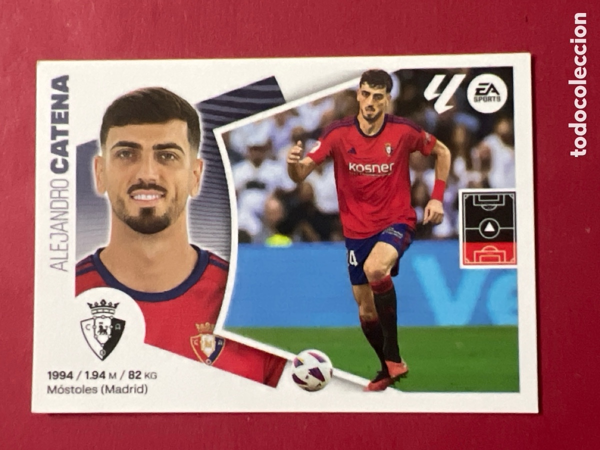 Fu&szlig;ball-Sticker: C1217. 7 Catena Osasuna Liga Este 2024-25 2025 Panini