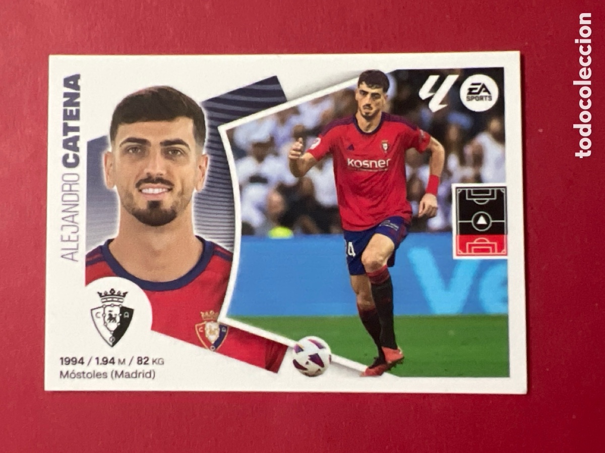 Fu&szlig;ball-Sticker: C1220. 7 Catena Osasuna Liga Este 2024-25 2025 Panini