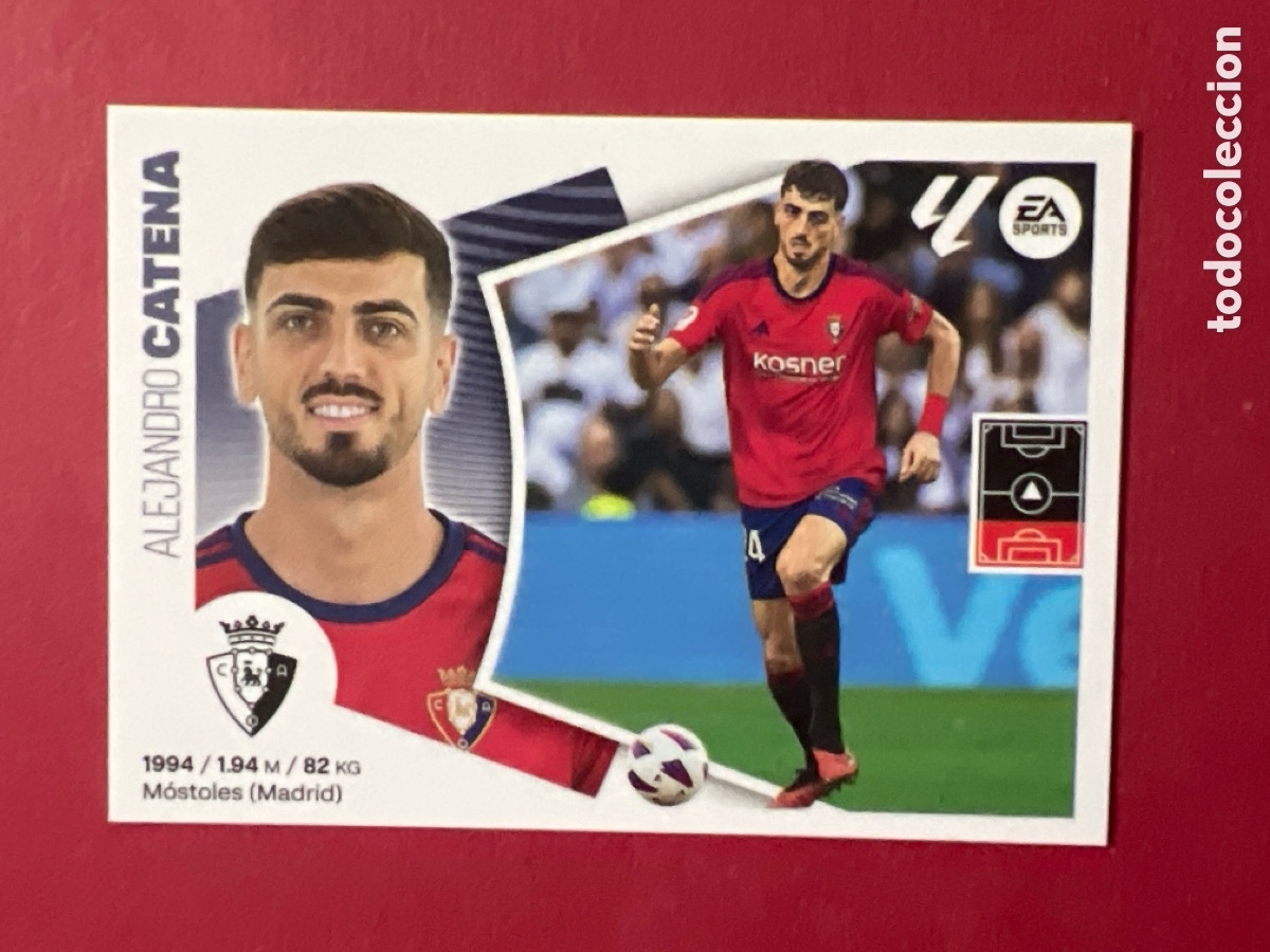 Fu&szlig;ball-Sticker: C1223. 7 Catena Osasuna Liga Este 2024-25 2025 Panini
