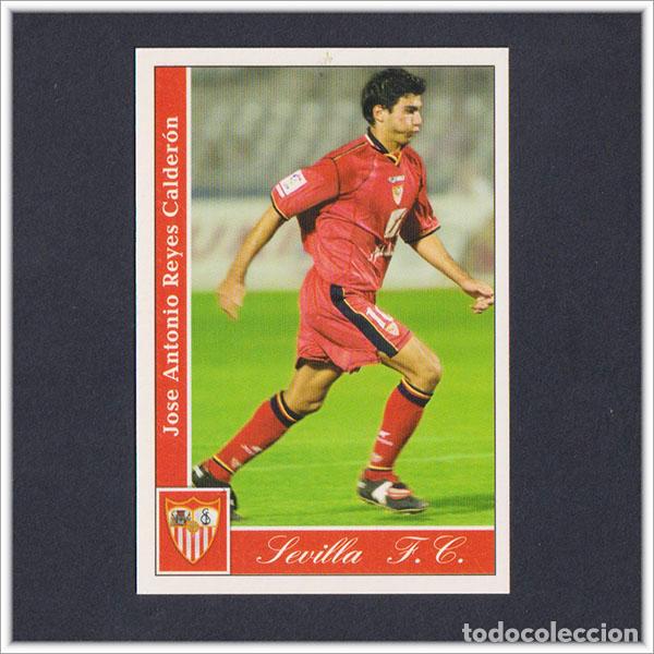 Cromos de Futebol: MUNDICROMO 2001 2002 01 02 JOSE ANTONIO REYES N&ordm; 376 ROOKIE SEVILLA ALBUM LIGA F&Uacute;TBOL COLECCI&Oacute;N