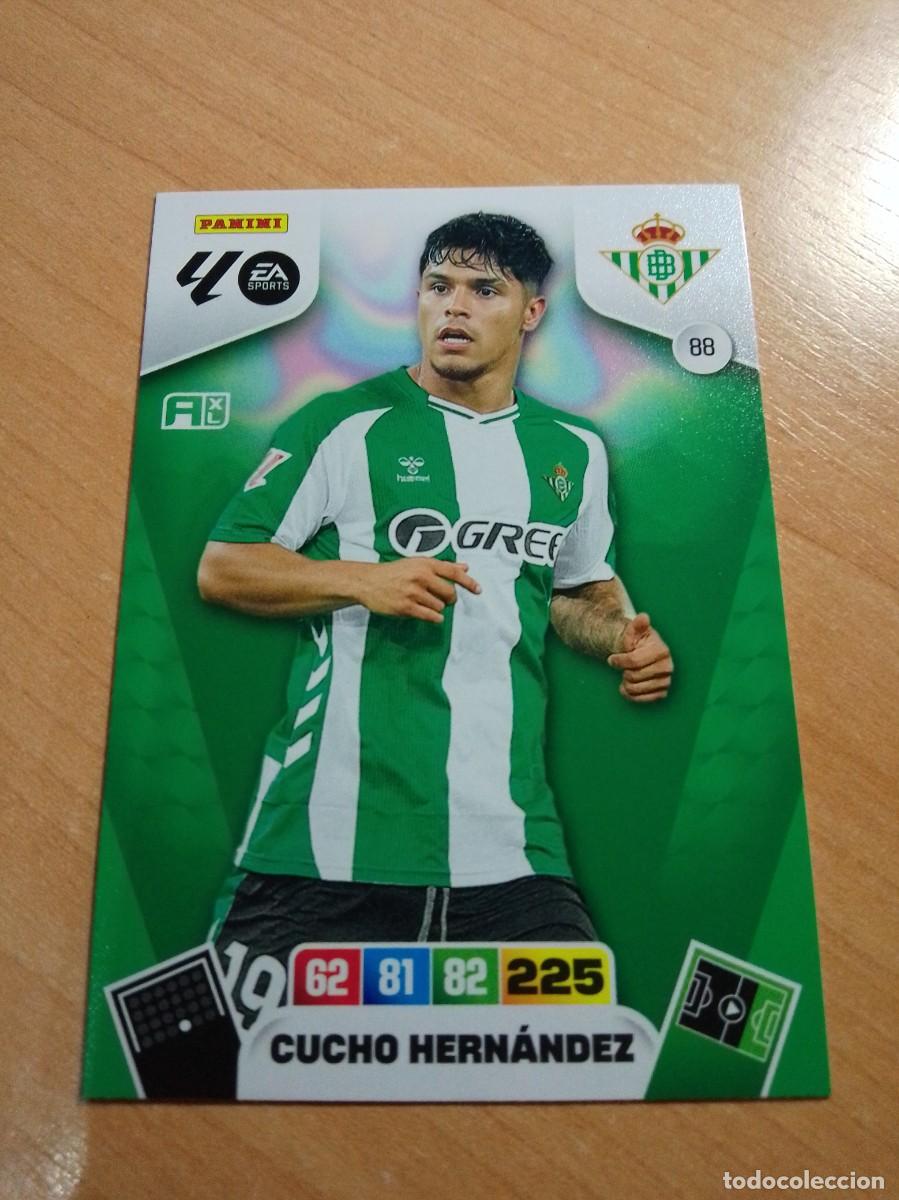 Fu&szlig;ball-Sticker: 88 CUCHO HERNANDEZ DEL BETIS 25 26 ADRENALYN XL 2025 2026