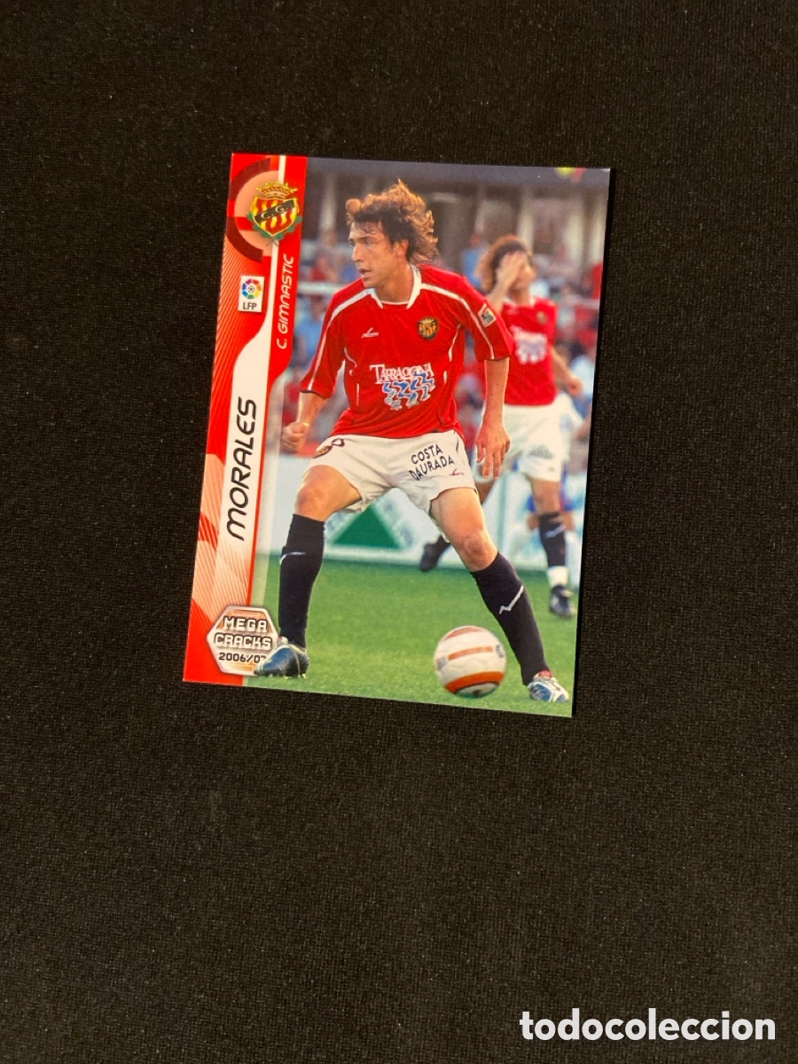 Figurine di Calcio: MORALES 154 (GIMNASTIC) PANINI MEGACRACKS 2006-2007 06 07 CROMO CARTA M-3
