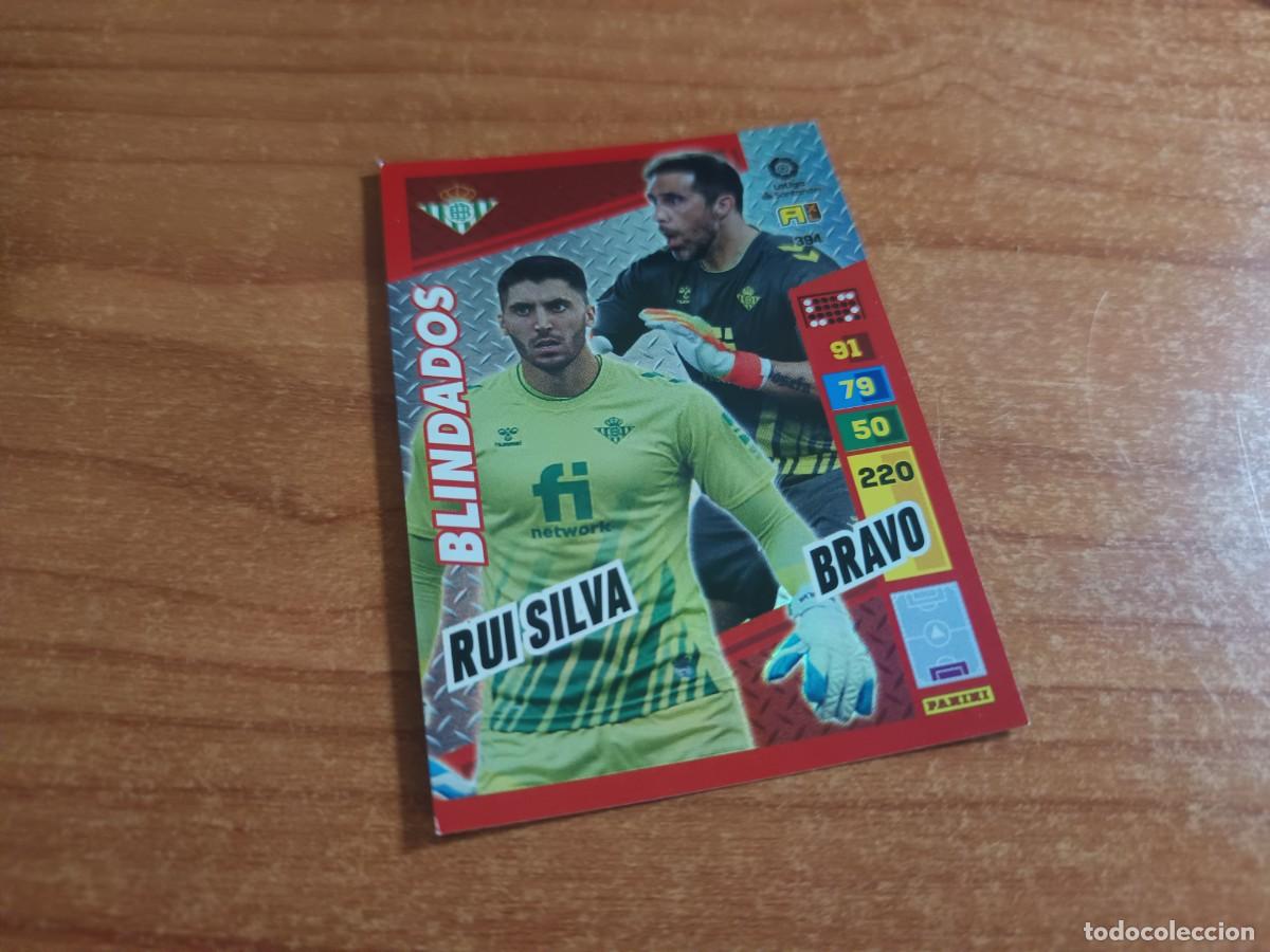 Football Stickers: Rui Silva y Claudio Bravo. 394 ADRENALYN 2023 2024