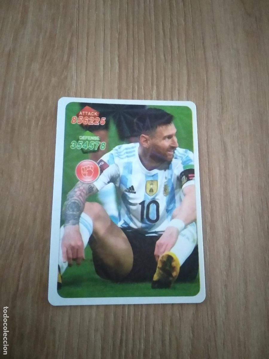 Cromos de F&uacute;tbol: LEO MESSI ARGENTINA CROMO FUTBOL TARJETA
