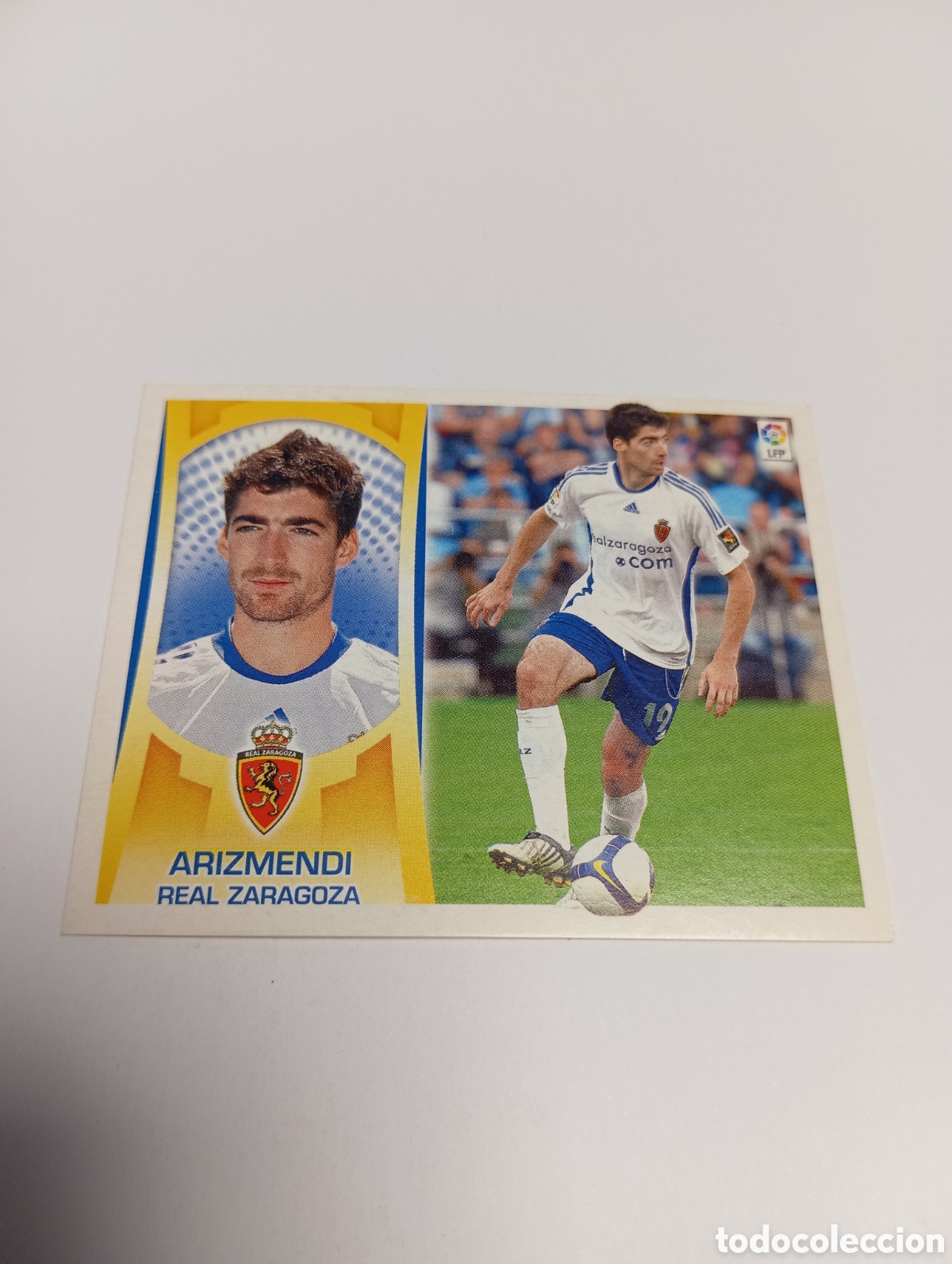 Fu&szlig;ball-Sticker: Arizmendi 15 A Zaragoza Liga Este 2009 2010 PANINI 09 10