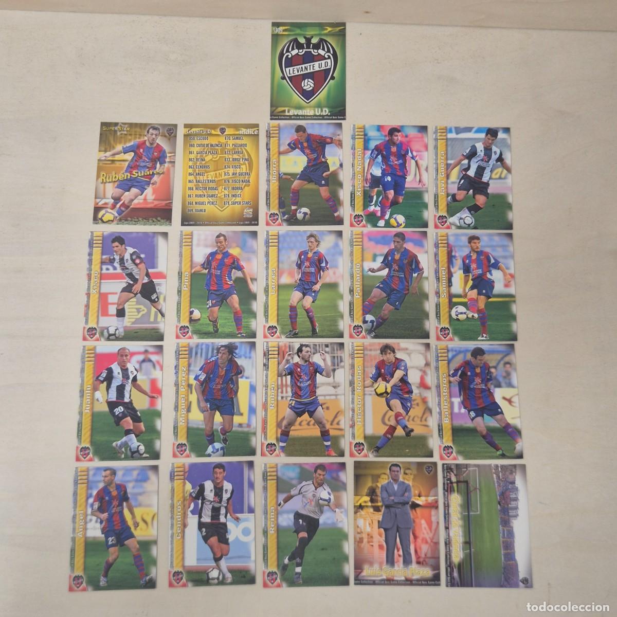 Cromos de F&uacute;tbol: Levante U.D - equipo completo - Fichas Cormos Cartas - Mundicromo a&ntilde;o 2010