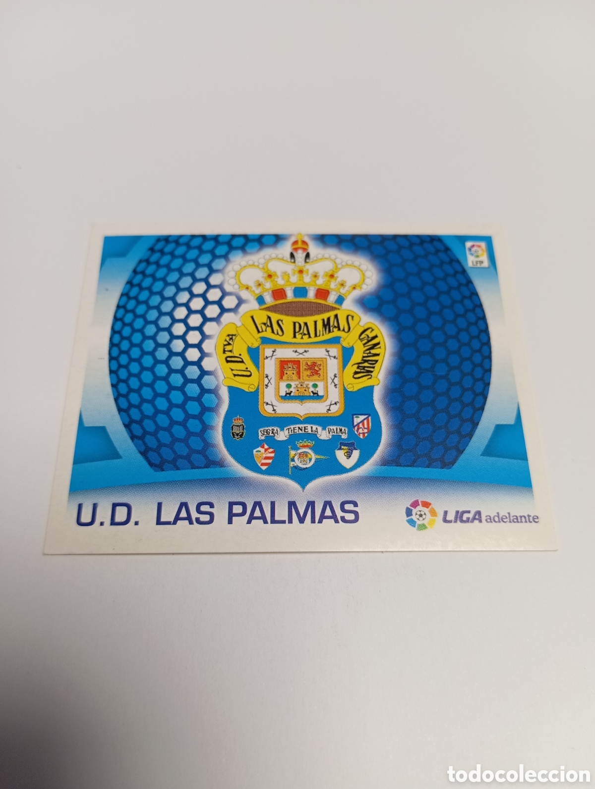 Cromos de f&uacute;tbol: Escudo Las Palmas Liga Este 2009 2010 PANINI 09 10