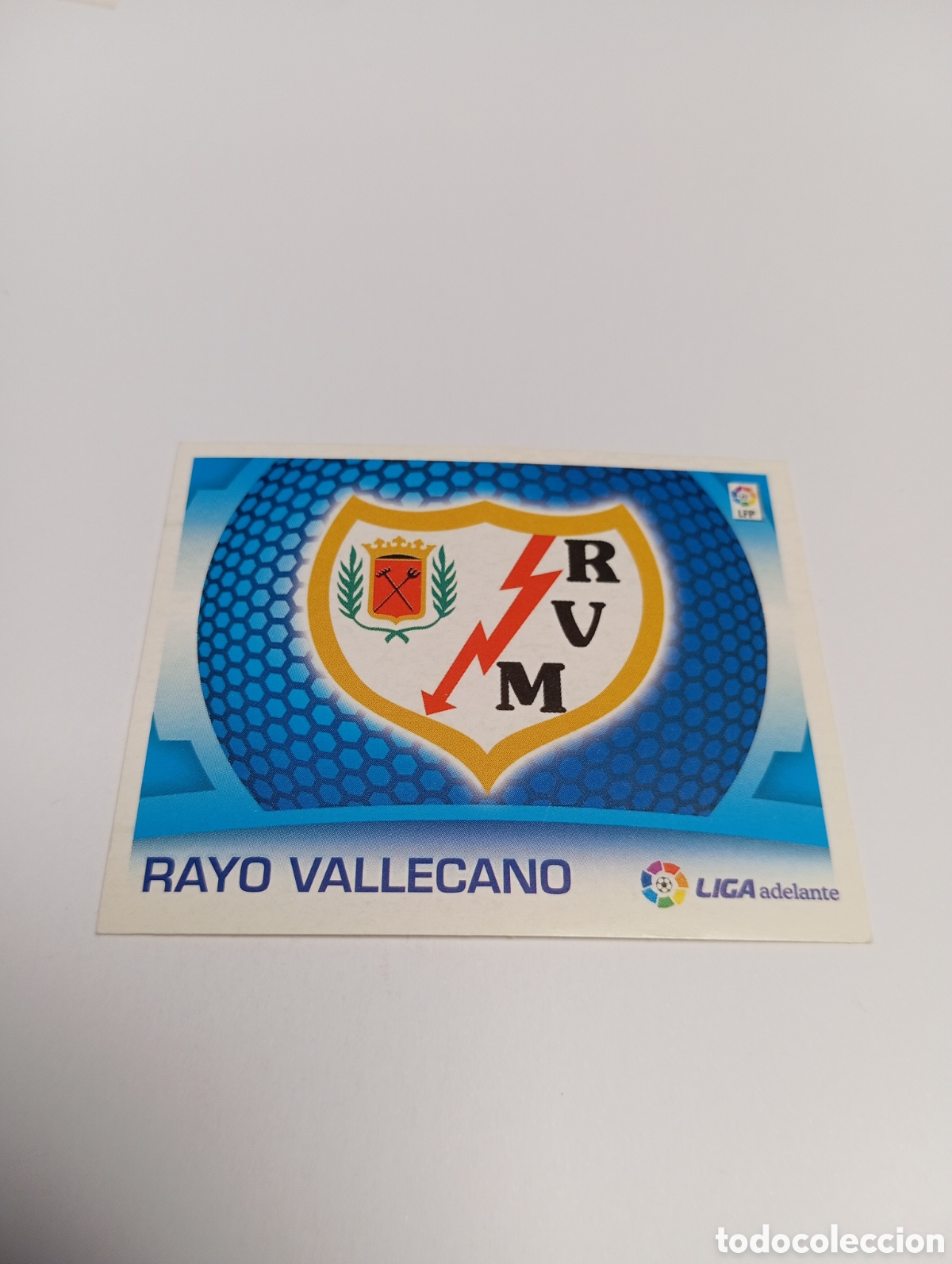 Cromos de F&uacute;tbol: Escudo Rayo Vallecano Liga Este 2009 2010 PANINI 09 10